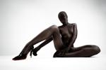 Sensual Black Sheer Zentai Suit
