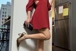 Night Out in a Red Dress