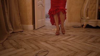 Red dress