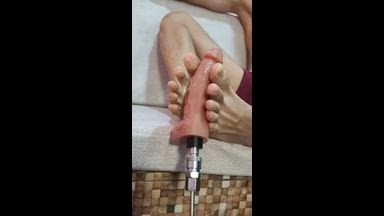I fuck your cock with my feet