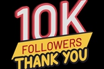 10K followers - thank you so much