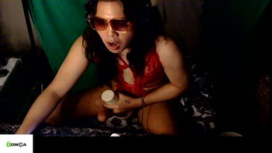 Red lingerie gooning/cum session!