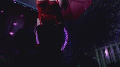 umbrella dance in underwear