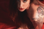 Lady in red