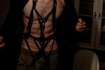 Semi Nudes in leather harness