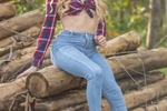 Outside