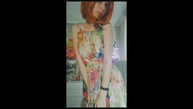 redhead elf boobs teasing