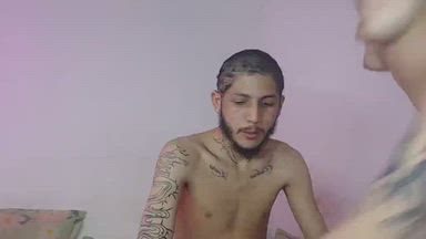 ♥ camila y sebastian♥ — shaving Sebas's head