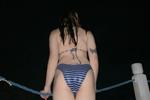two piece at beach
