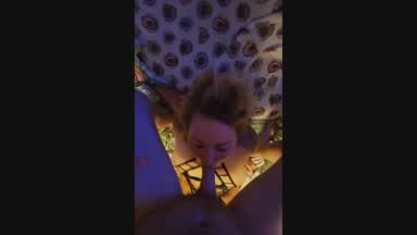I love gagging on his cock