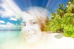 Pictures in nature, cosplay