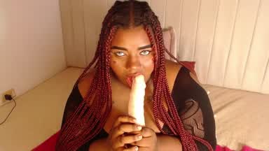 Look at my lips caressing your hard cock