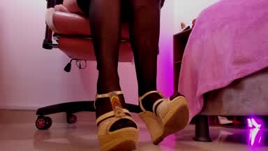 heels and pantyhose
