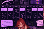 (づ｡◕‿‿◕｡) SCHEDULE (╥﹏╥)
