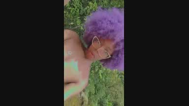 a delicious masturbation in the middle of nature💦