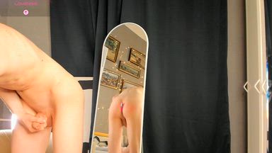CUM SHOW ON MIRROR - Daniel