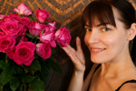 Me and beautiful flowers
