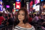 Coffee with me in time square🇺🇸