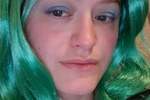 Green wig