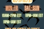 October Schedule