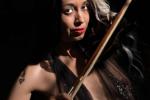 Tattooed Aspen Playing Violin Dark Artistic Ar