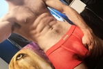 Red mesh undies