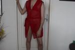 Striptease with red Outfit