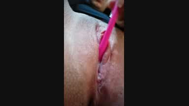 lovense in my pussy finished with cream