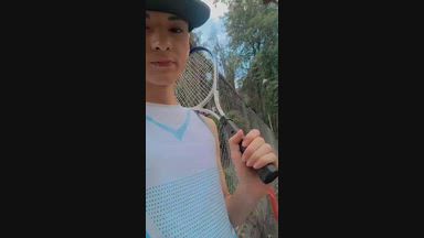 ryo bleu — PRACTICING TENNIS