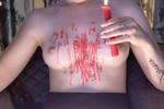 jennifer — Tits with wax