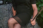 black dress