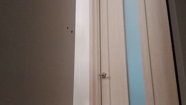 Bad boy is hiding in the closet, spying on me whi