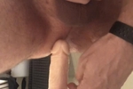Dildo ass fucking #hairy