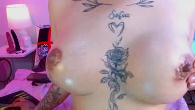 cum tits