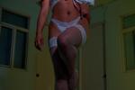 Sexy white lingerie 🤍🍑🔥💋