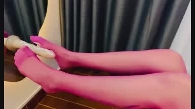 Full video - Play with my feet and toy