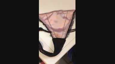 cum on GFs Thong