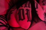 red fetish ass&feet