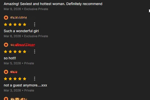 Your warm reviews of my PRIVATE SHOWS
