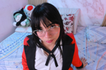 Tender girl dressed as Yumeko
