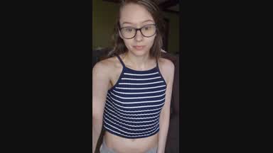 boob flash /w long hair
