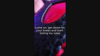 LICK IT, hurry up!