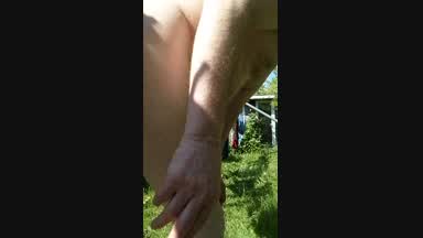 naked outside fun