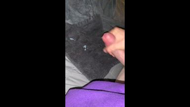 Watch daddy unload his cum!!