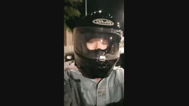 motorbike girl loves speed
