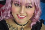 Ivonne with pink hair
