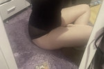 Alone and naughty