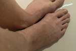 Close up photo of my feet