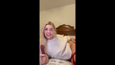 Vibrator on my pussy
