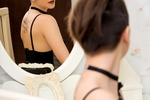 Stockings and corset